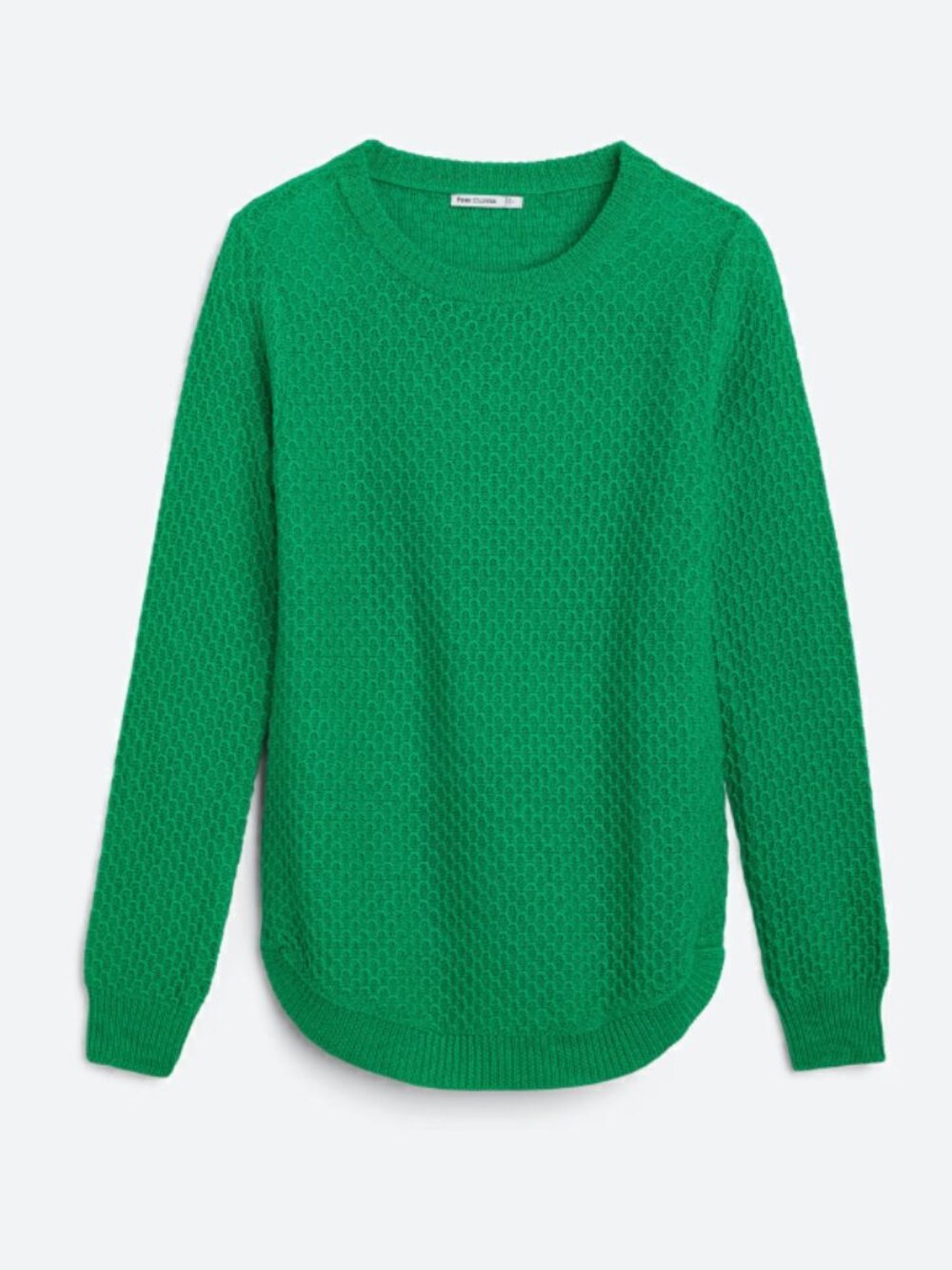 Pink Clover Green Textured Crewneck Sweater XL